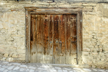 Fototapeta na wymiar Karabuk, Turkey, 20 May 2013: Historic door at Safranbolu
