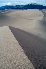 Sand dunes in the mountains - 228755316