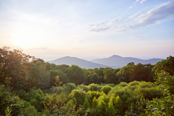 view of mountains