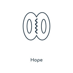 hope icon vector