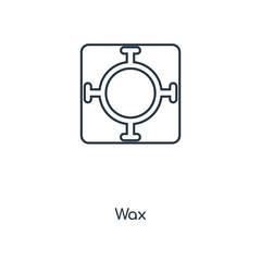 wax icon vector