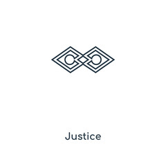 justice icon vector
