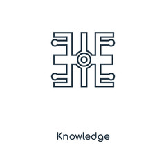 knowledge icon vector
