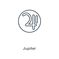jupiter icon vector