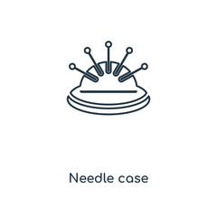 needle case icon vector