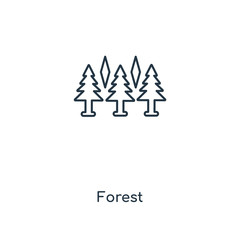forest icon vector