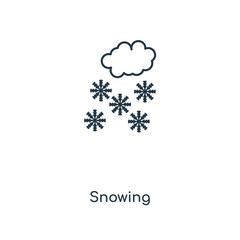 snowing icon vector