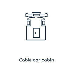 cable car cabin icon vector
