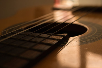 Fototapeta premium Violão em Detalhe
