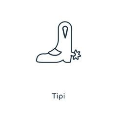 tipi icon vector