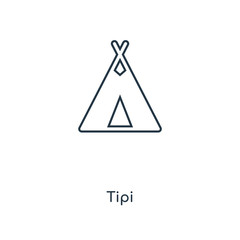 tipi icon vector