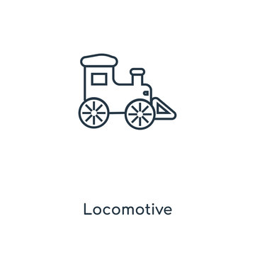 locomotive icon vector