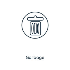 garbage icon vector