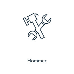 hammer icon vector