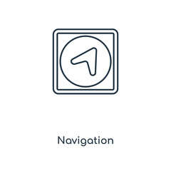 navigation icon vector