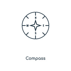 compass icon vector