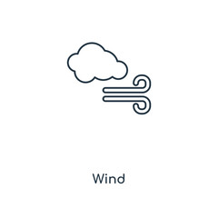 wind icon vector