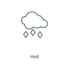 hail icon vector
