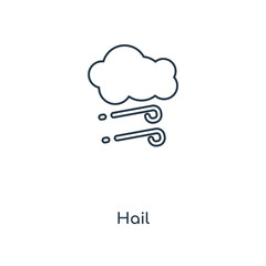 hail icon vector