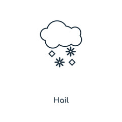hail icon vector