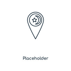 placeholder icon vector