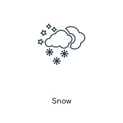 snow icon vector