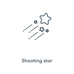 shooting star icon vector
