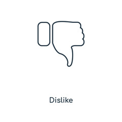 dislike icon vector
