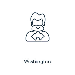 washington icon vector