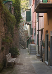 streets of Italian city, Tuscany, Italy