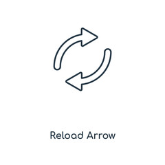 reload arrow icon vector