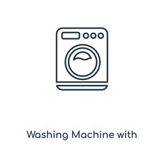 washing machine with dots icon vector