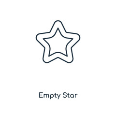 Obraz premium empty star icon vector