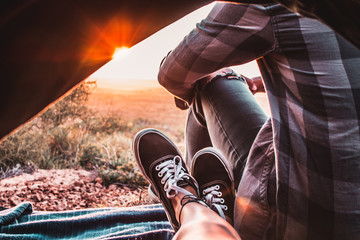 sunset in the swag © Markt