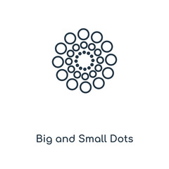 big and small dots icon vector © TOPVECTORSTOCK