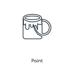 paint icon vector