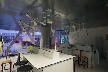 A laboratory in a college in the Faroe Islands