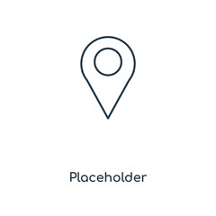 placeholder icon vector