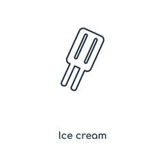 ice cream icon vector