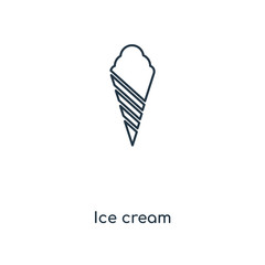 ice cream icon vector