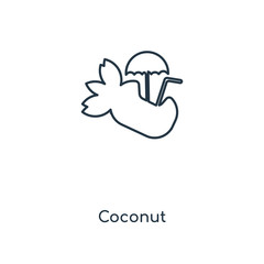 coconut icon vector