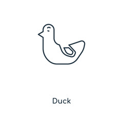 duck icon vector