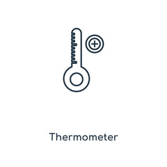 thermometer icon vector