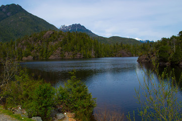Lake and mountain