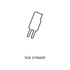 ice cream icon vector