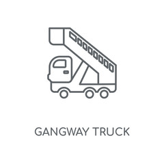 gangway truck icon