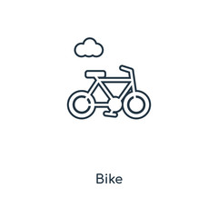 Fototapeta premium bike icon vector