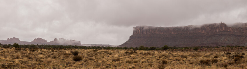 Cloudy mesa