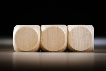 Blank Wooden Cubes