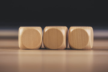 Blank Wooden Cubes